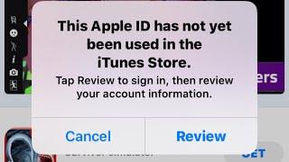 Review Apple ID ( Fixed This Apple iD Has Not Yet Been Used in The iTunes Store ( Latest 2023 )