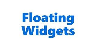 Floating Multitasking Overview: Floating Widgets Section - Geeks Empire