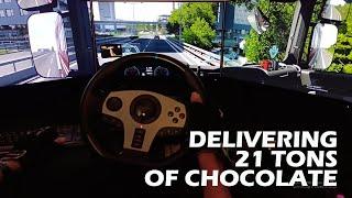 DELIVERING 21 TONS OF CHOCOLATE | ETS 2 | PXN V9 GAMEPLAY