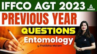 Entomology Previous Year Question Paper | IFFCO AGT Previous Year Question Paper | By Pratibha Mam