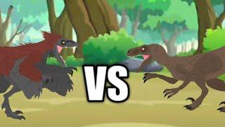 Velociraptor vs Pyroraptor | AUTO RPG Anything