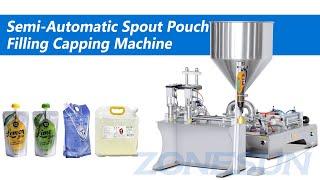 How To Use Semi Automatic Spout Pouch Filling Capping Machine for Vegetable Oil?