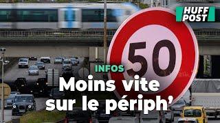 Le vitesse maximale sur le périphérique parisien est réduite à 50km/h