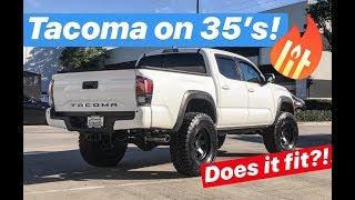 2017 Toyota Tacoma Fitting 35” Tires! AGGRESSIVE!!