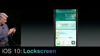 iOS 10: New Lockscreen & Widgets