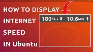 How to Display Internet Speed in Ubuntu