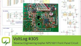 Reverse Engineering Gopher NPS1601 Front Panel Circuit | Voltlog #305