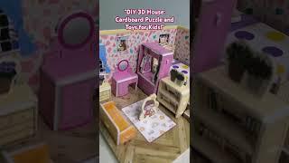 "Exciting 3D Puzzle: Cardboard House and Room — DIY" Игрушки» #домик#3d #house #diy#puzzle#parastoo