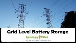 "Grid Scale Battery Storage" for the era of Renewable Energy