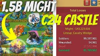 Lords Mobile - 1.5B Might C24 Castle Takes on A7med9!!!