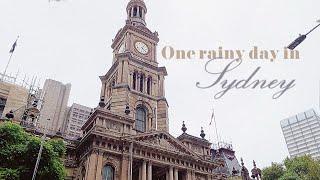 One rainy day in Sydney シドニーの雨の日️ | riding tram, visiting book store