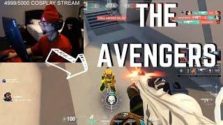 FaZe Shanks HAS THE AVENGERS on HIS TEAM... | VALORANT Clips