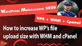 HOW TO INCREASE MAXIMUM FILE UPLOAD SIZE FOR WORDPRESS IN CPANEL WITHOUT EDITING THE PHP.ini FILE