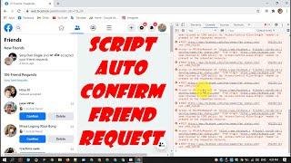 Update Script Auto Confirm Friend Request Facebook On Facebook New Layout Facebook Beta