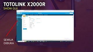 Setting / Tampilan GUI Router Totolink X2000R (AX 1500)