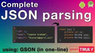 JSON Parsing | Gson | Android