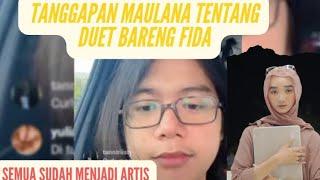 LIVE IG MAULANA, TANGGAPAN MAULANA ARDIANSYAH DISURUH DUET SAMA FIDA..||FANS MAULANA AJAK MARRIED..