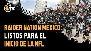 Raider Nation México se reúne previo al kickoff de la NFL en Aztlán, CdMx