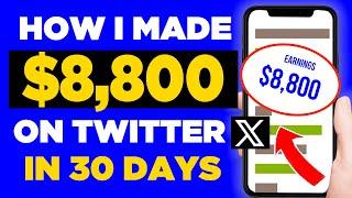 Twitter Affiliate Marketing (2023) : How I Made $8,800 in 30 Days