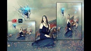 Dragon War | Photoshop Photo Manipulation Tutorials