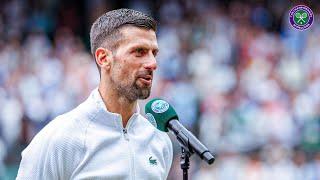 Ready for the rematch... | Novak Djokovic | Semi-final On-court Interview | Wimbledon 2024