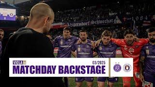 Matchday Backstage: Austria Wien - A. Klagenfurt 2:0 (03/2025) #faklive #veilchen #violatv