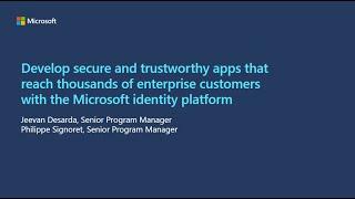 Develop secure and trustworthy apps that reach thousands of enterprise customers