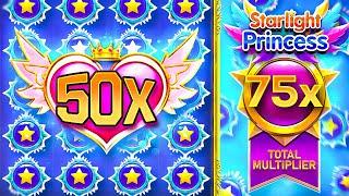 CONNECTING MASSIVE 50X MULTI On STARLIGHT PRINCESS!! (SENSATIONAL)