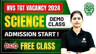 NVS TGT Science Demo Class | Science for NVS TGT Vacancy 2024 | NVS Science Classses by Sarika Ma'am
