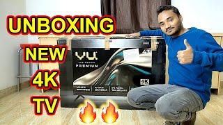 Unboxing My New VU 43inch 4K Smart TV  | VU 43inch 4k TV Review | Best 4K TV in 2024