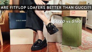 Gucci Lug Sole Loafers vs Sézane vs FitFlop | Who has the best Lug Sole Loafers???