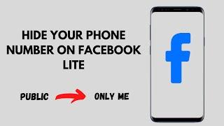 How to hide your mobile number on Facebook Lite App | 2020