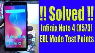 Infinix Note 4 (X573) Qualcomm EDL Mode Test Points