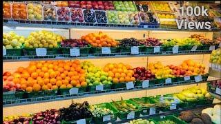 Smart FRUITS and VEGETABLES Stand in Al-Khor, Qatar (Al -Habari foodstuffs)