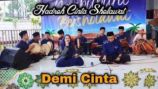 DEMI CINTA "Versi Sholawat" KOPLO || Live Perform Hadroh Cinta Sholawat di CIPLAZ Cipanas