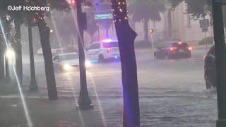 WATCH: Heavy rains caused widespread flooding in parts of Sarasota County