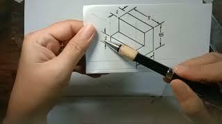 ISOMETRIC DRAWING | PLATE NO.1 | Technical Drawing