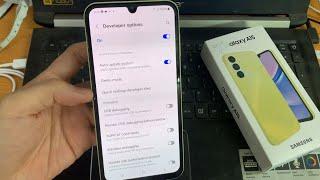 Samsung Galaxy A15: Enable USB Debugging Mode and Developer Options