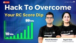 Overcoming the RC score Dip | How to increase your RC score  Live By Sayali Ma'am & Maruti Sir