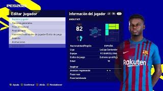 Edit Mode menu eFootball 2022 for PES 2021 PC