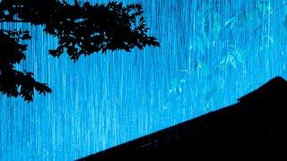 Fall Asleep Fast in 3 Minutes with Heavy Rain on Tin Roof & Strong Thunderstorm Sounds at Night