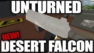 Unturned: NEW GUN! Desert Falcon Gameplay & Review (2.1.7)