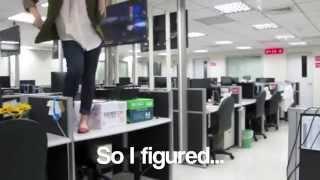 Girl Quits Job By Making Kanye Dance Video At Work