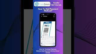 Reseller Admin How To Add Payment Method-The Best Telegram Views Bot Telesmm Bot #telegram