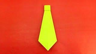 How To Make A Paper Neck-Tie | Origami Paper Tie Tutorial | Paper Crafts Tie