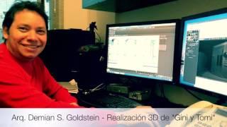 Gini y Tomi - Realización 3D - Arq. Demian S. Goldstein I Malumba