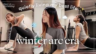 winter arc vlog ️ fitness, hobbies, quiet growth | Diary of Becoming