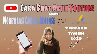 CARA DAFTAR AKUN YOUTUBE & MONETISASI GOOGLE ADSENSE TERBARU TAHUN 2020 JENK KIA