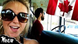 Canadian Border Crossing In Our School Bus | Customs Shakedown