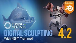 CORE | Fundamentals of Digital Sculpting with Blender 4.2 - Trailer